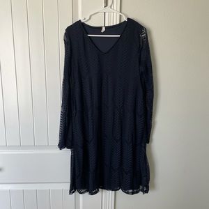 PinkBlush Maternity Navy Shift Dress- Medium